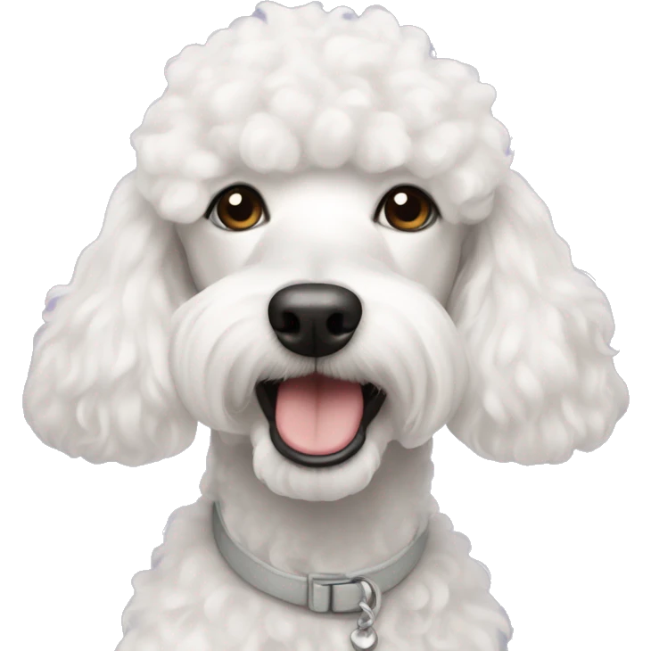 white poodle emoji