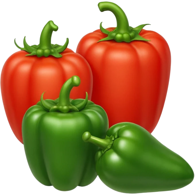 Tomato and bell pepper together emoji