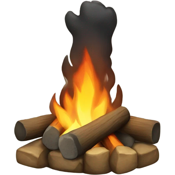 camp fireplace emoji