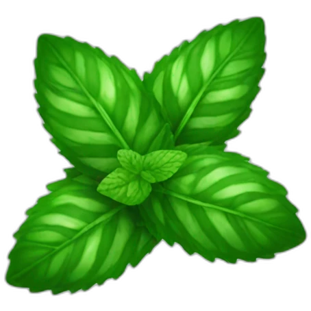 peppermint leaves emoji