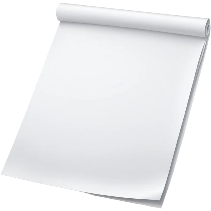 A4 paper sheet emoji