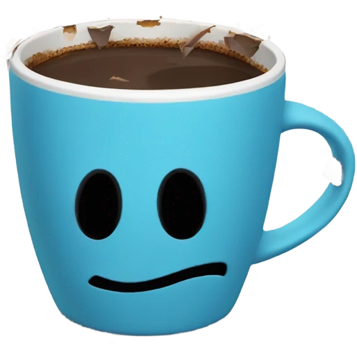 Broken coffee cup emoji