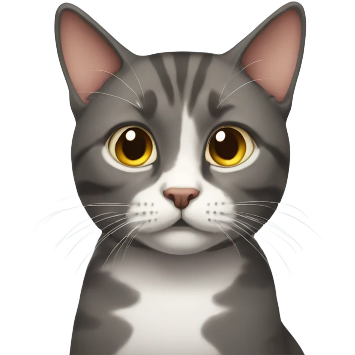 Unbothered cat emoji