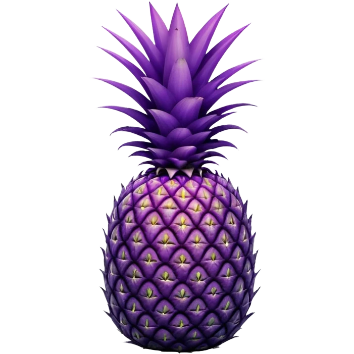pineapple that is purple emoji