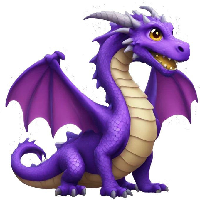 purple dragon emoji