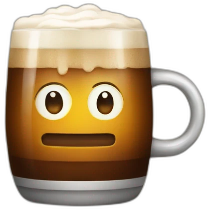Coffe with beer emoji