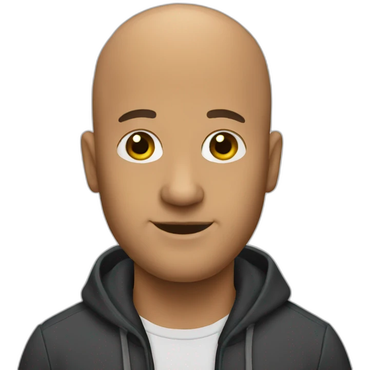 bald podcaster emoji