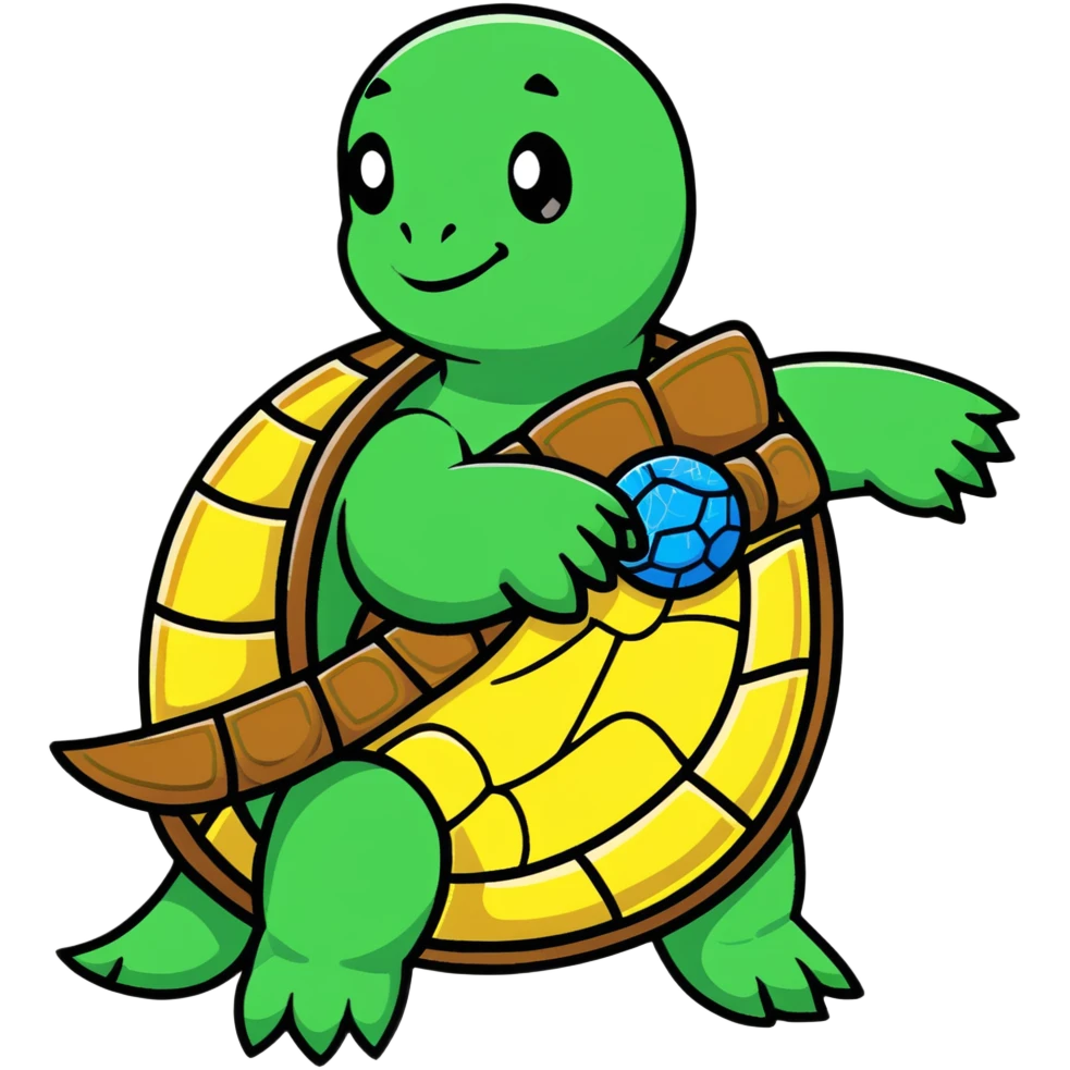 powerful turtle god with cosmic shell emoji