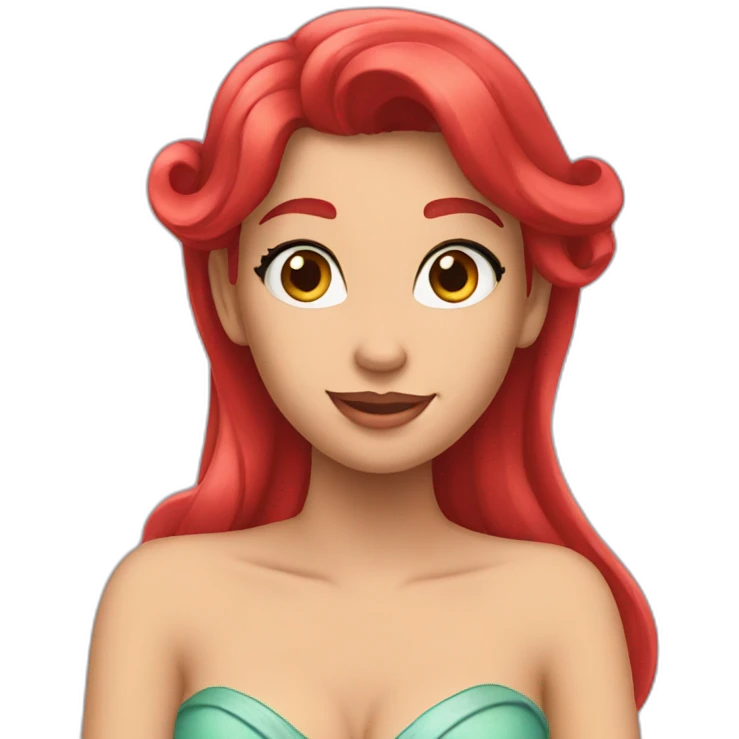 Ariel pose emoji