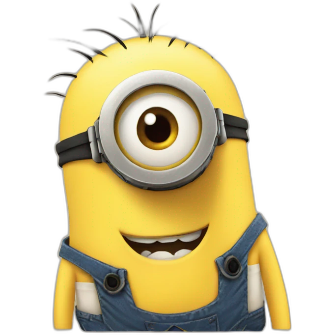 joking emoji but it's a minion emoji