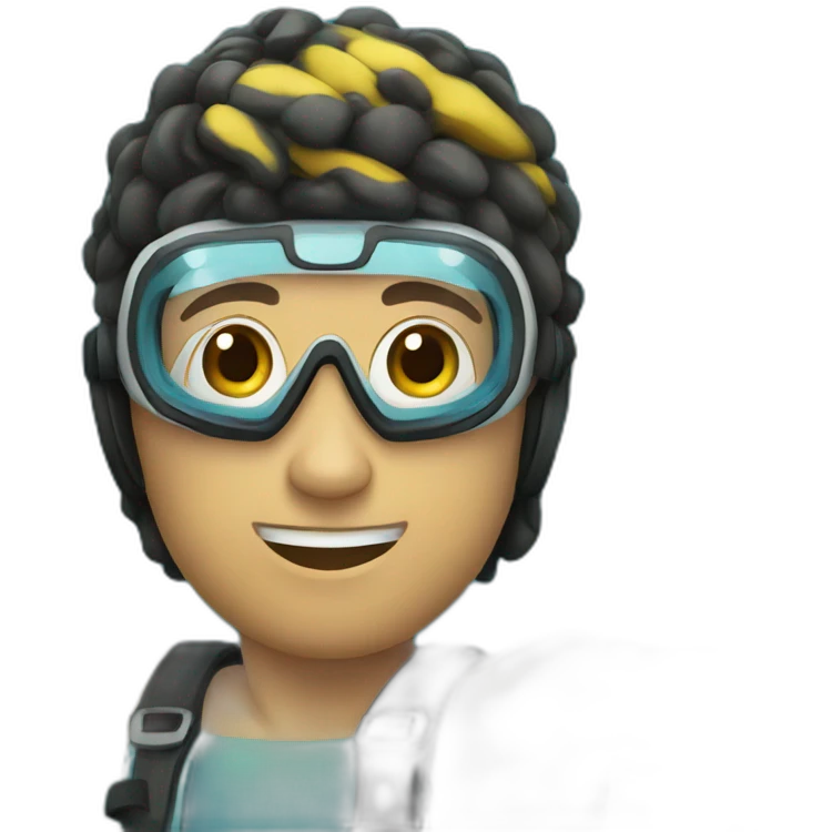 swimming scuba diver emoji