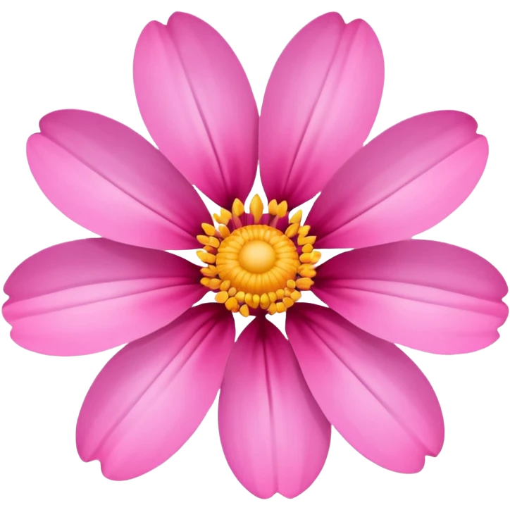 Pink flower emoji