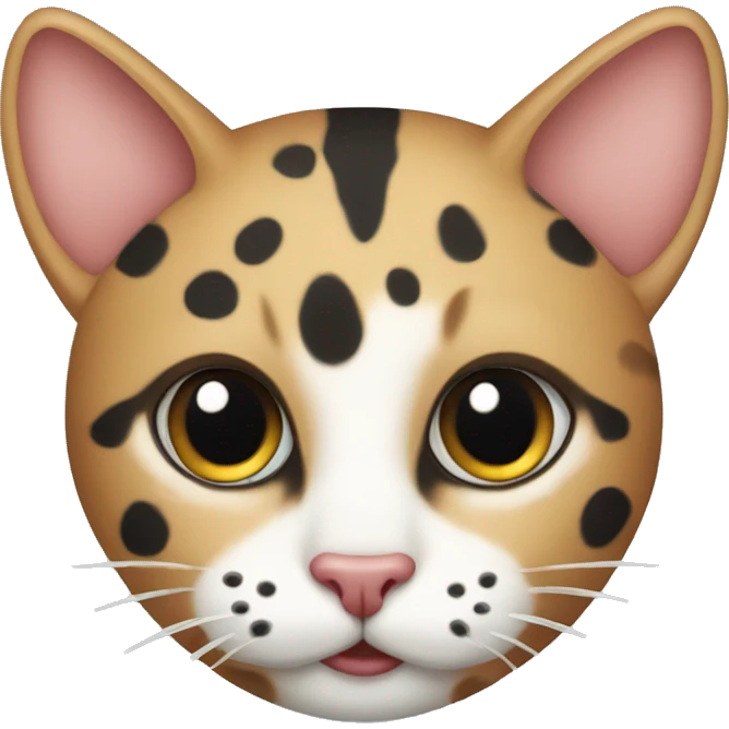 Spotted cat emoji