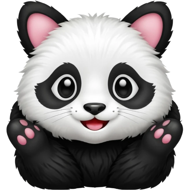 Panda cat emoji