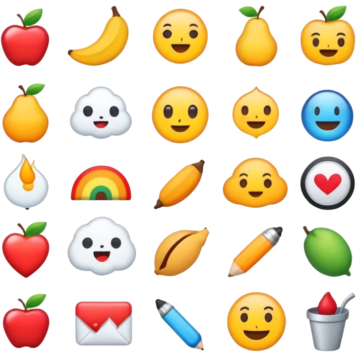 Stickers aller emoji
