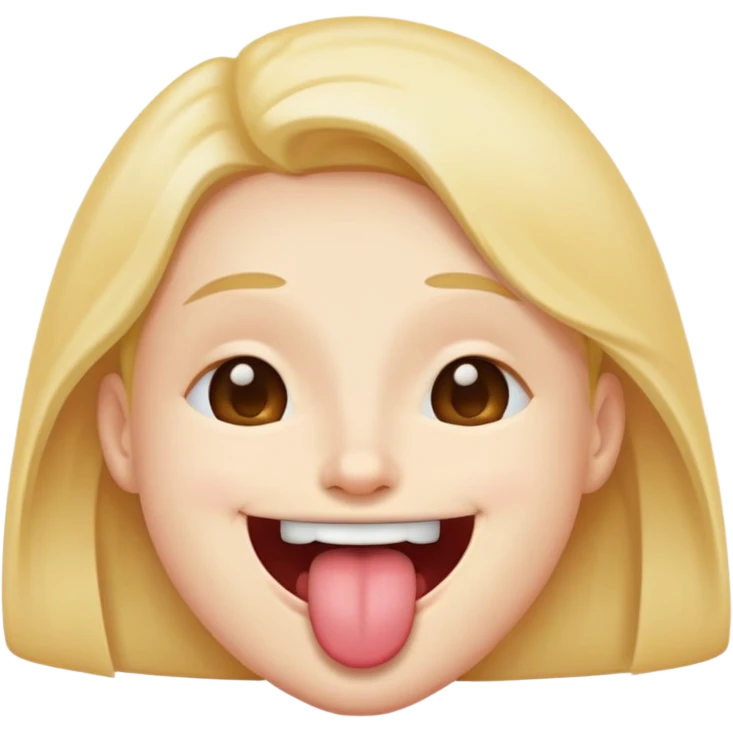 😛 but closed mouth sticking tounge out emoji