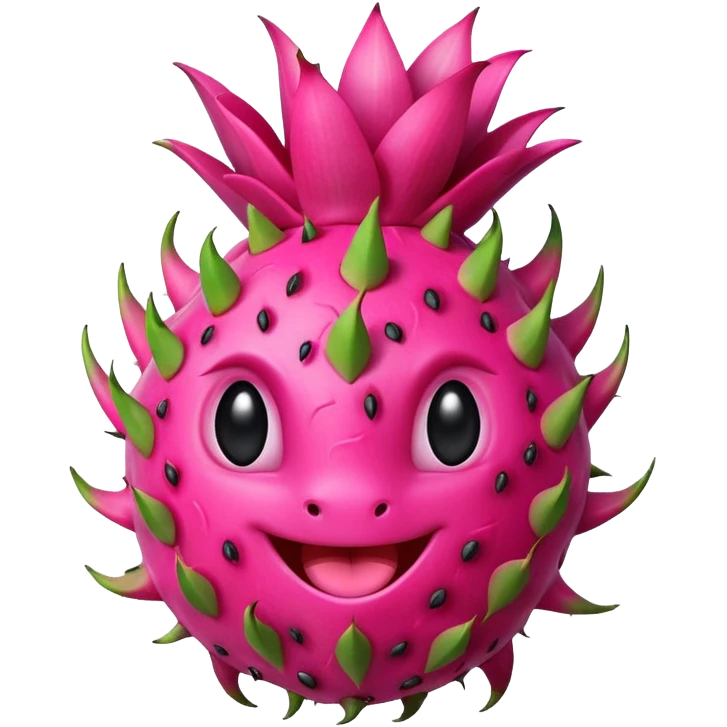 Dancing dragon fruit emoji