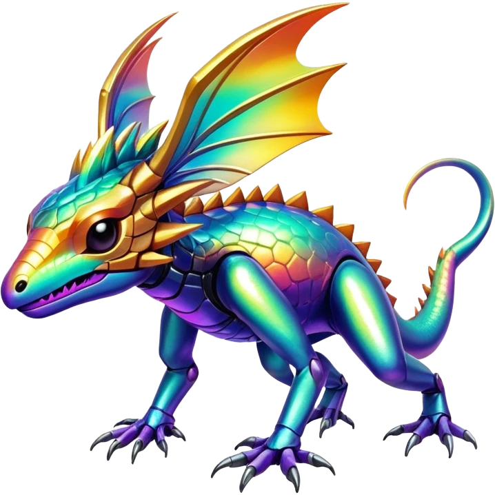  exotic tropical cyber-Fakémon-Vernid-creature emoji