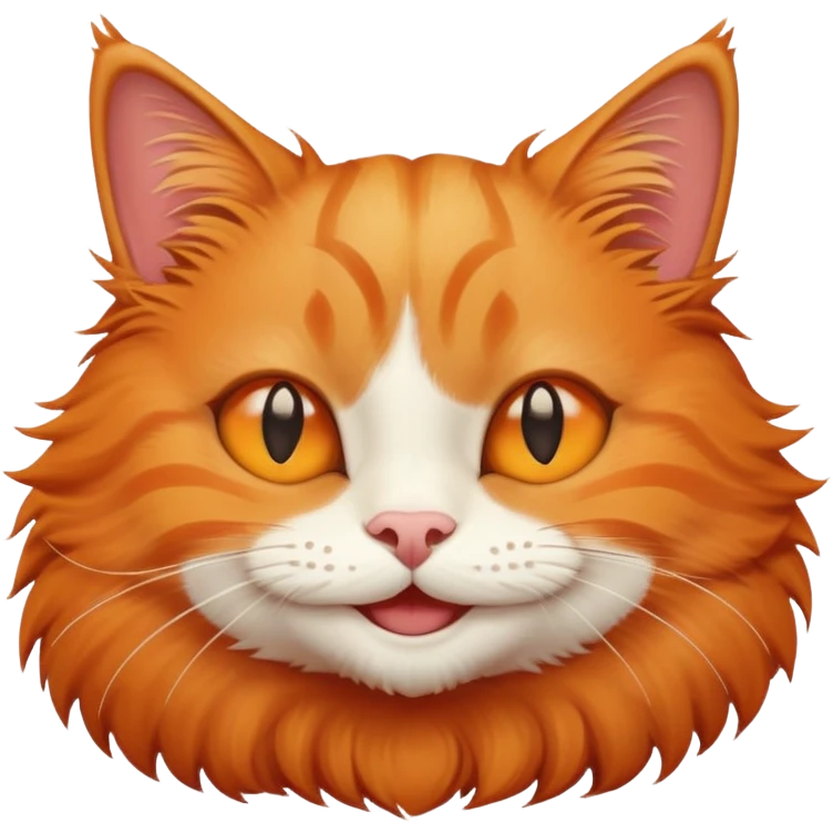 smiling ginger cat emoji