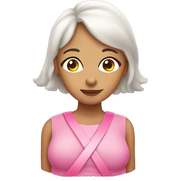 breast cancer survivor emoji