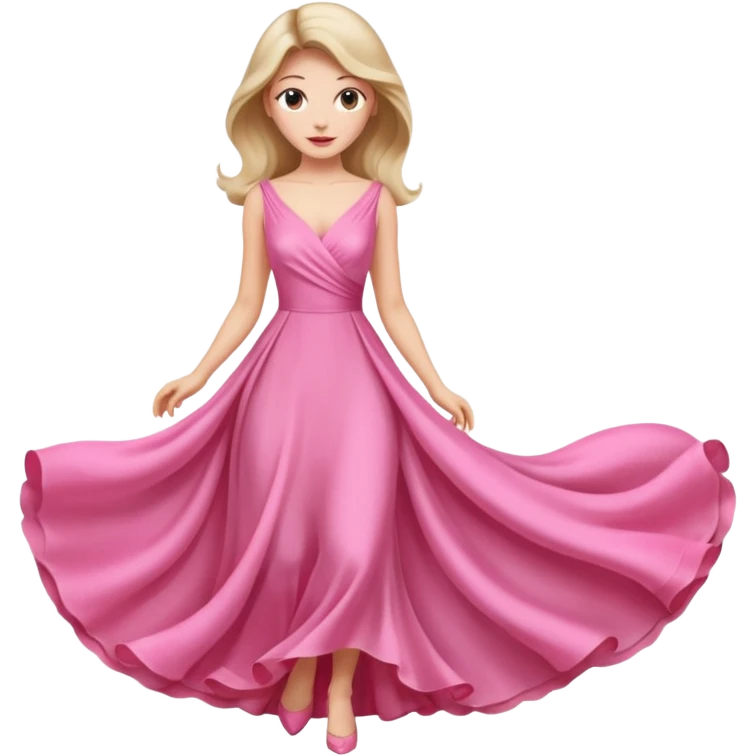 Pink dress emoji