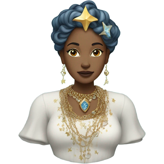 Aquarius queen emoji