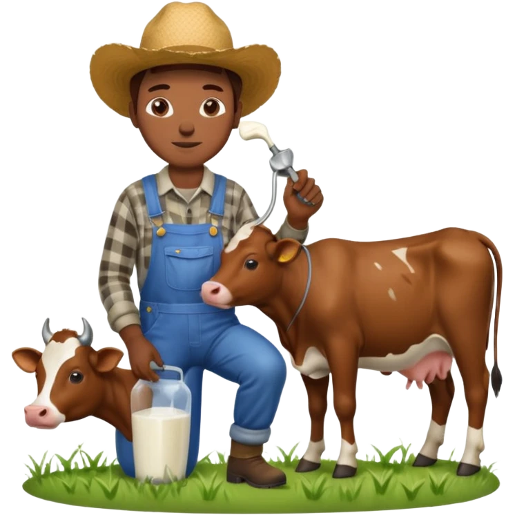milking cows emoji