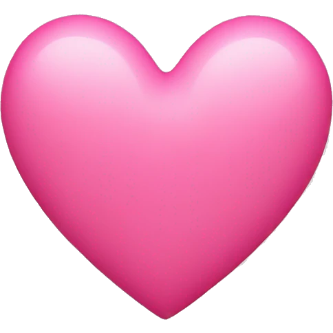 Pink heart emoji