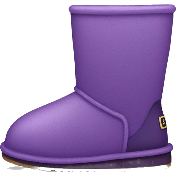Purple Ugg boot emoji