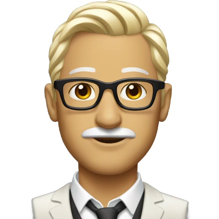 portrait of a stylish man emoji