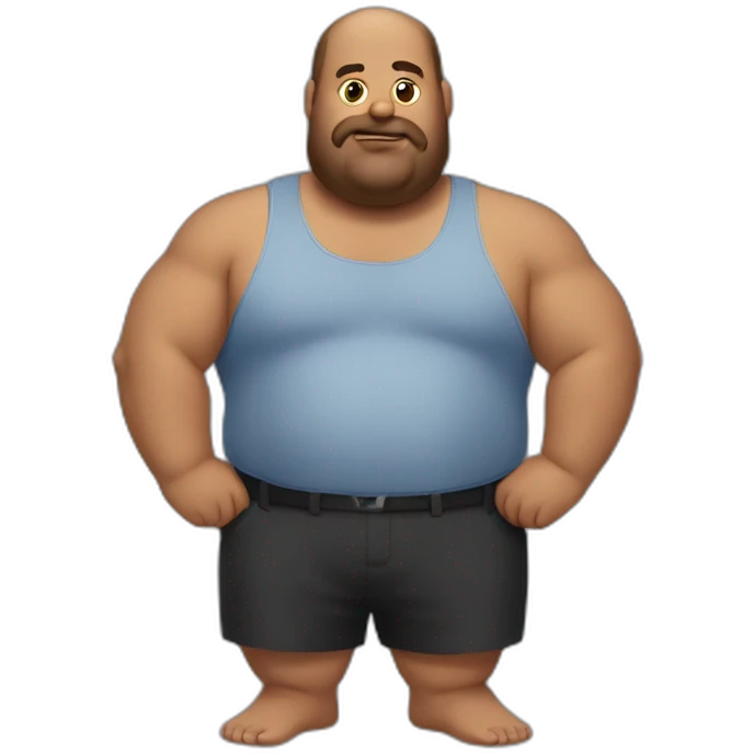 thick man emoji