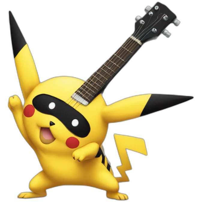 headbanger pikachu emoji