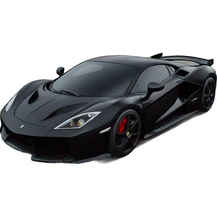 Supercars black emoji