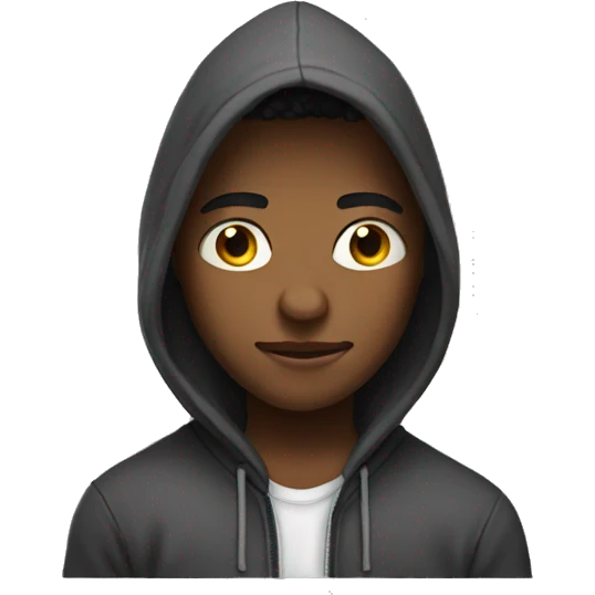 Boy in hoodie emoji
