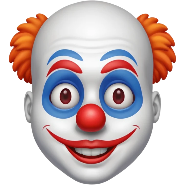 Доктор клоун голова emoji