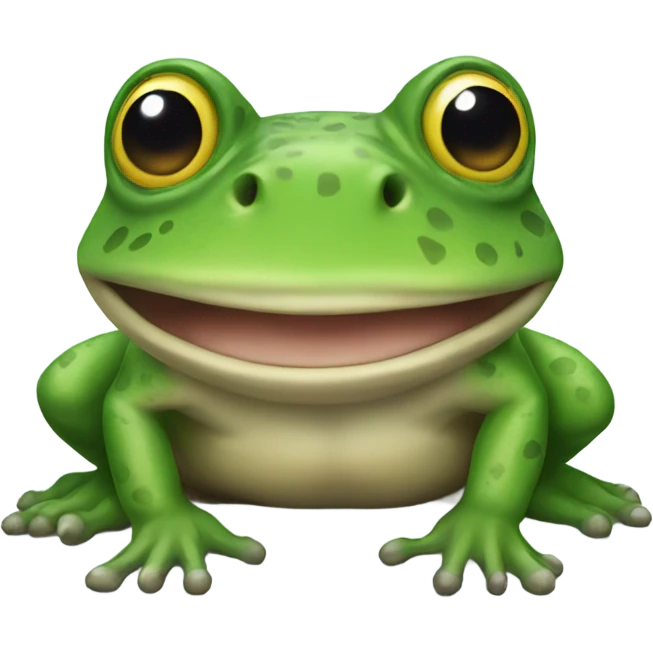 Dinosaur frog emoji
