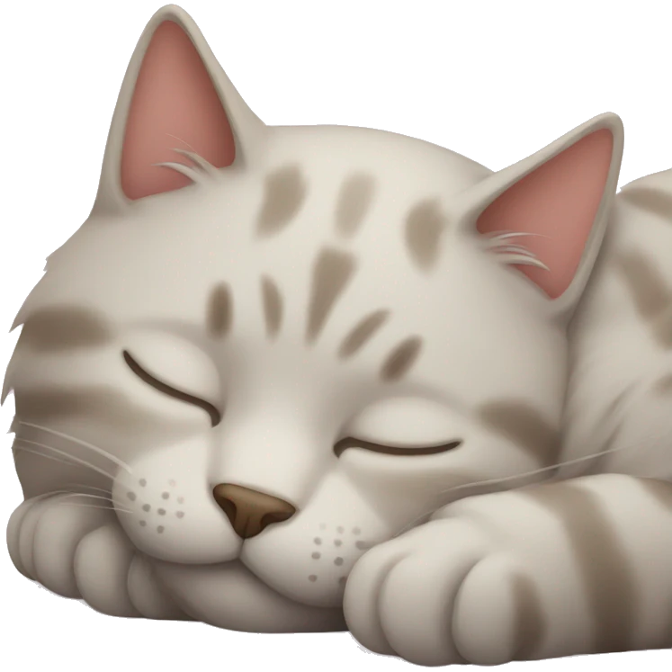 Cat sleep emoji