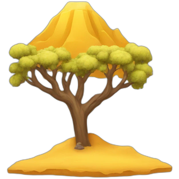 yellow desert emoji