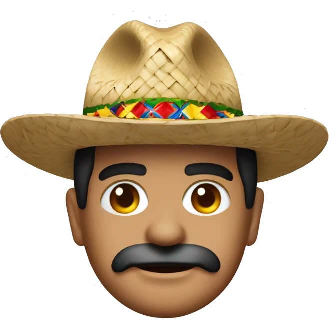 Nicolás Maduro con un sombrero  emoji