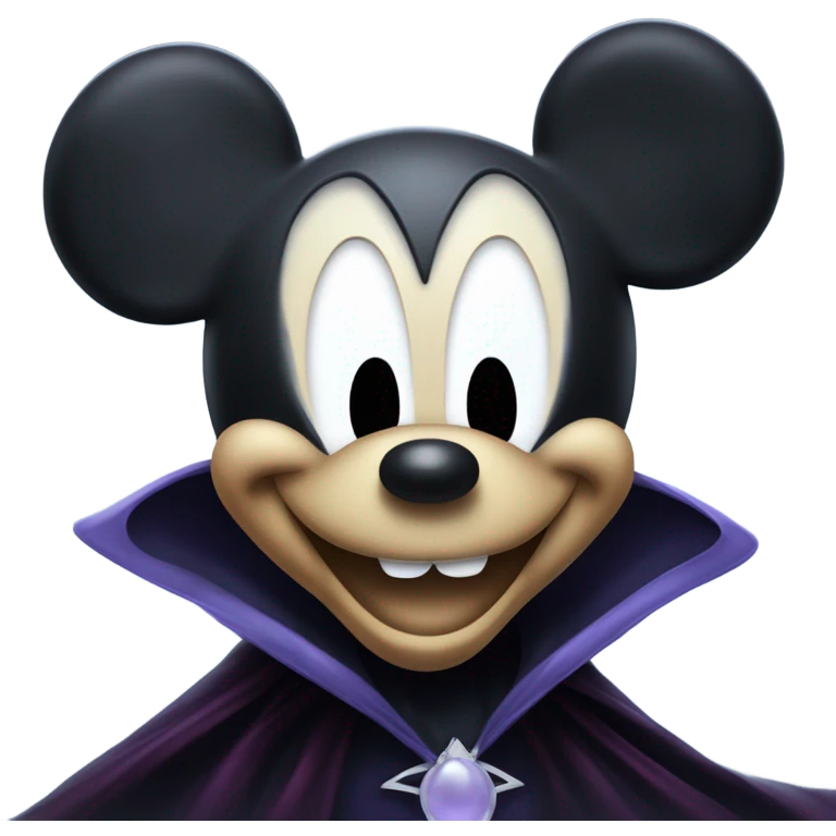 Mickey mouse ghost kiss vampire emoji