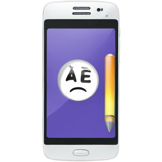 Phone battery is low emoji