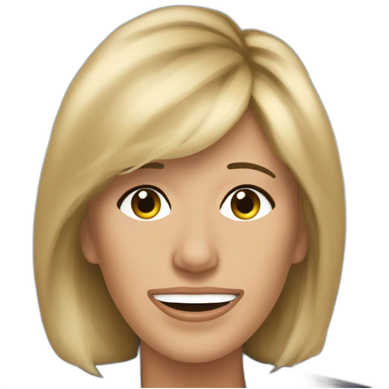 Brigitte Macron qui pleure emoji