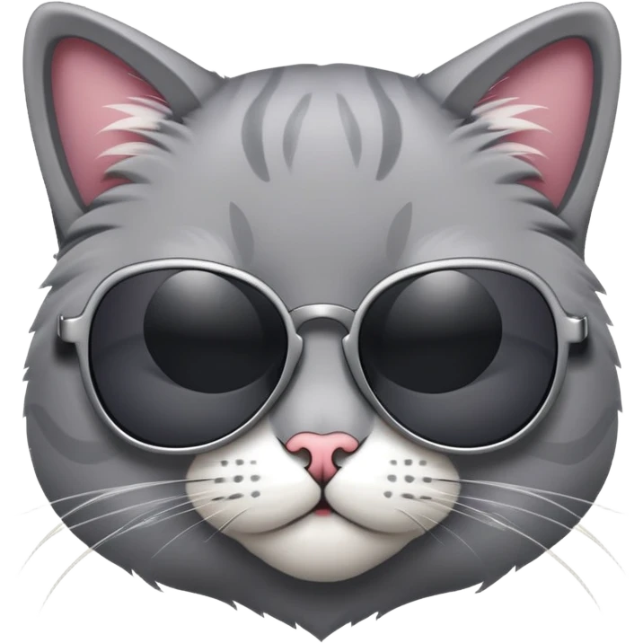 Cat wearing sunglasses emoji