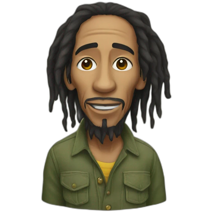 bob marley emoji