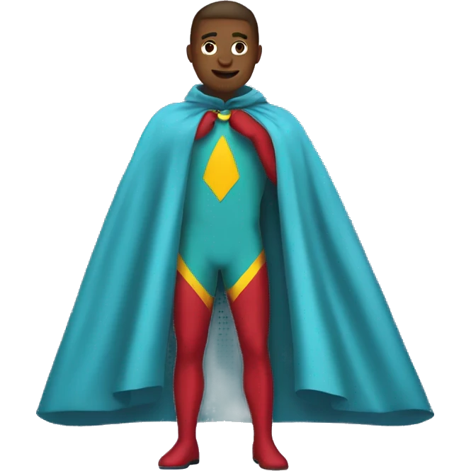 super hero cape emoji