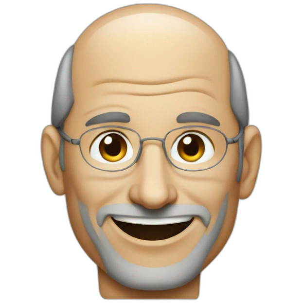 steve Jobs smiling emoji