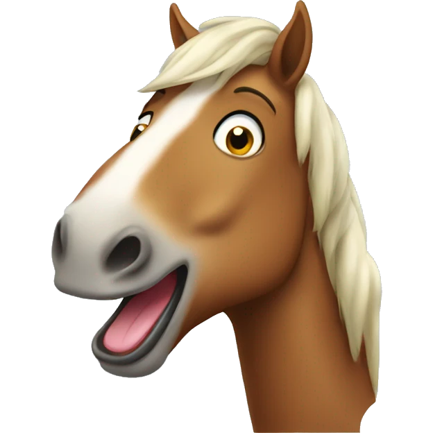 horse being funny  emoji