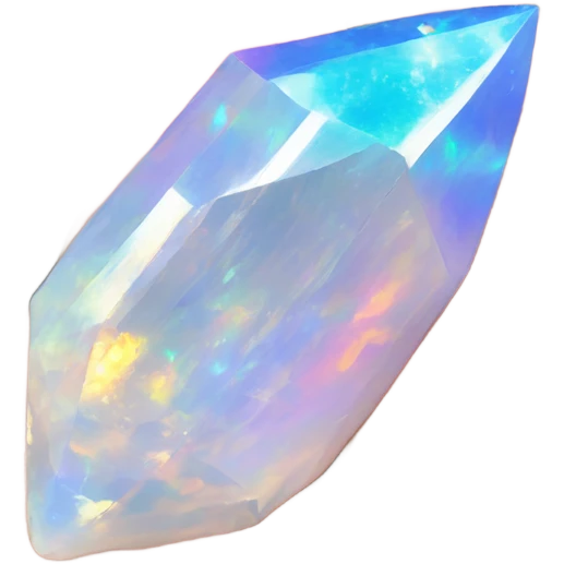 ✨ opal crystal shaped like ✨  emoji