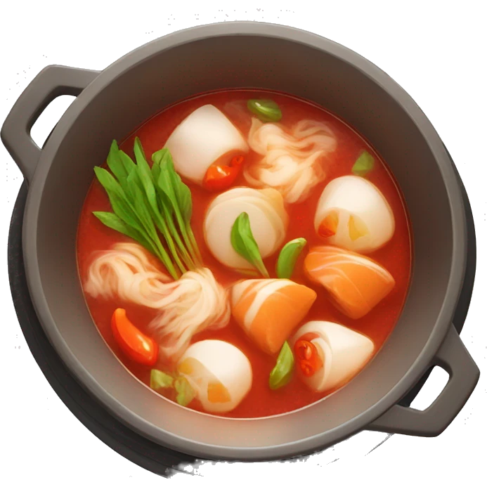 two flavor spicy hot pot emoji