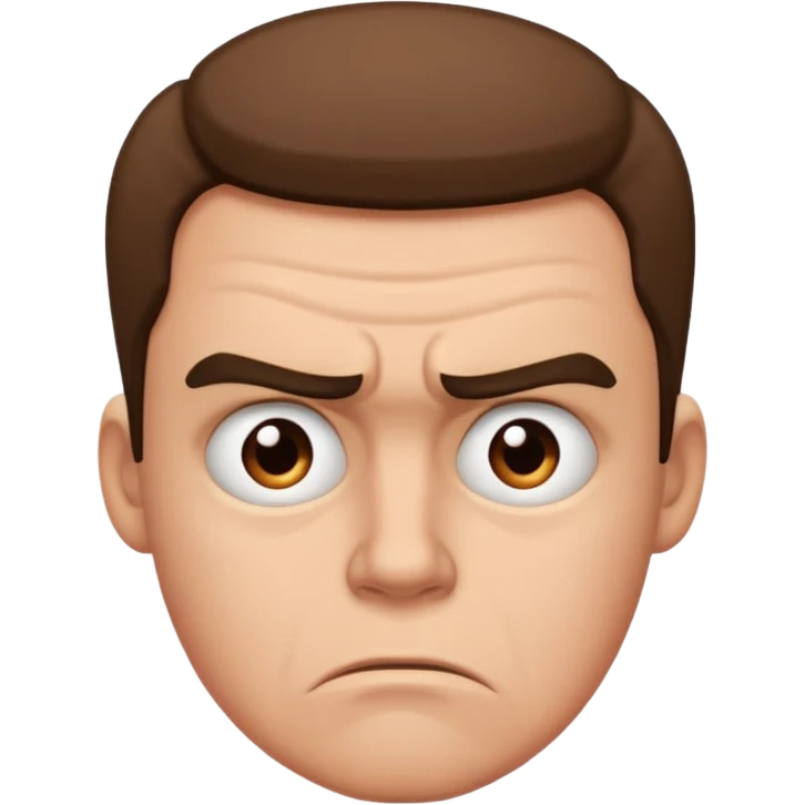 Customer upset emoji